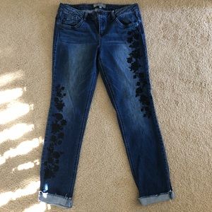 Wit & Wisdom embroidered jeans